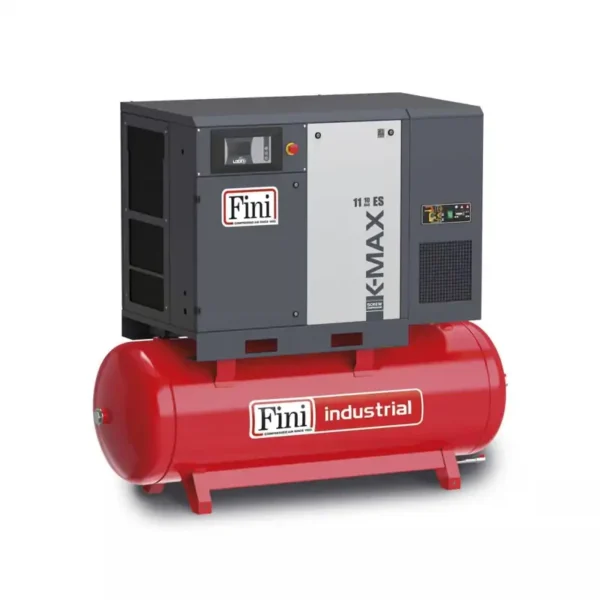 ACD-FINI K-MAX ROTARY SCREW AIR COMPRESSOR 11KW 500LT WITH DRYER WITH DRYER